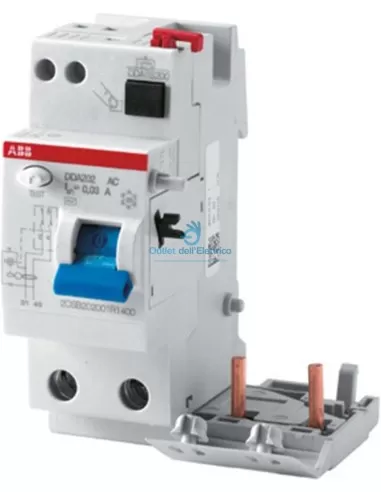 Bloc différentiel Abb b427917 dda202 ac 25a 300ma 2P